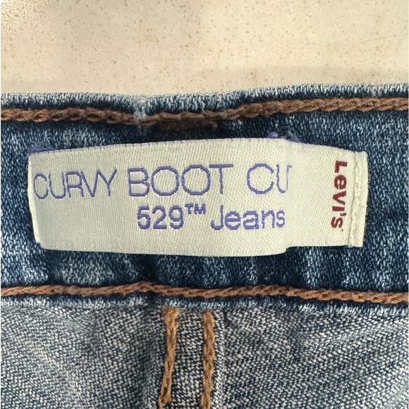 Levi’s 529 Curvy Boot Cut Jeans Size 12 - Picture 5 of 8